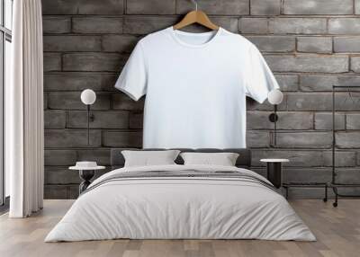 Black and white shirt Wall mural