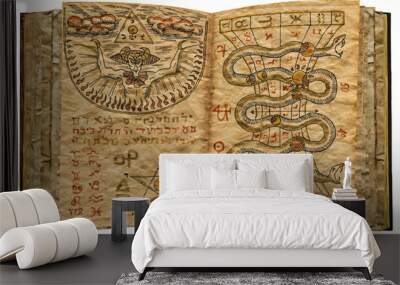 magic book isolated 2 Wall mural