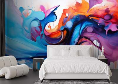 Artistic and non-representational Wall mural