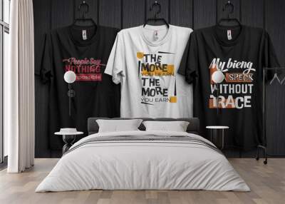 t shirt design Wall mural