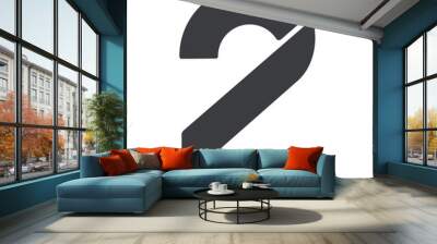 numeric logo two Wall mural