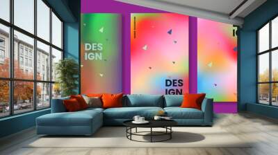 colorful background design for social media banner Wall mural