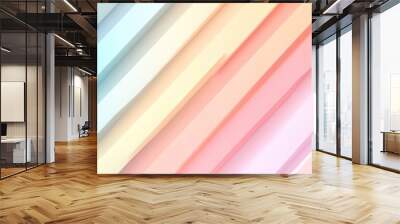 A simple and elegant background featuring light gradients of pastel colors, creating a calm and beautiful visual for digital or print design Wall mural