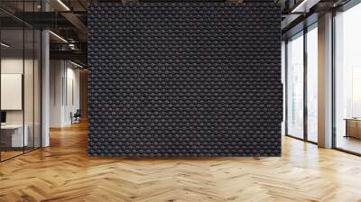 black linoleum background, rubber floor pattern Wall mural