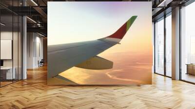 Airplane wing Wall mural