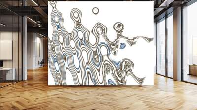 Liquid iron 2 Wall mural