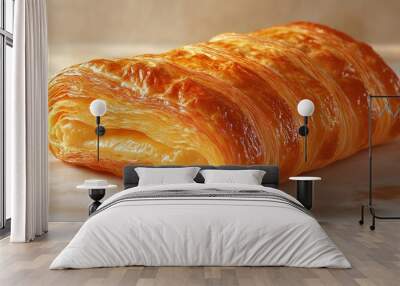 Kouign-amann, rich buttery layers with a glossy finish Wall mural