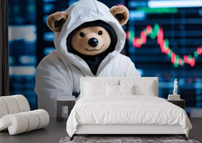 Bear market investors benefit from staying informed and adjusting financial strategies Wall mural