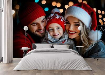 Family traditions, holiday rituals, seasonal celebrations keep the spirit of togetherness alive year after year Wall mural