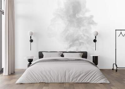 smoke isolated on transparent background Wall mural