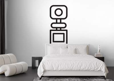 pocket camera icon logo vector illustration Wall mural