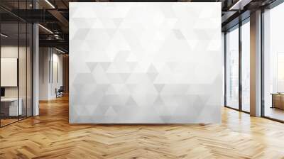 background corporate business mosaic polygon white gray polygonal grey paper ice triangle line glamour light element digital technology elegant geometric stage wall texture web design colours Wall mural