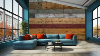 Pallet wall rustic Wall mural