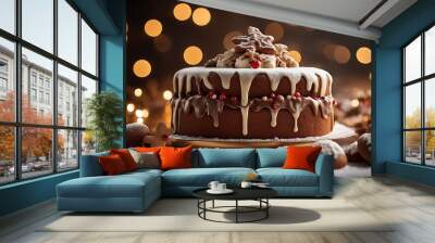 cake gingerbread Wall mural