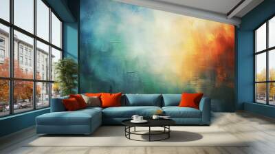 design colours painting mood artistic dreamy blank graphic texture background spotlight texture artwork abstract paint grimy painting bright textured grat grunge abstract background colourful moody Wall mural