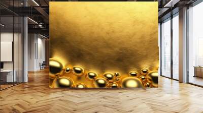 frame copy background gold colours gold antique foil solid luxur abstract floor ancient celebration Sheet concrete bright metal effect light brown image background leaf black gold design horizontal Wall mural