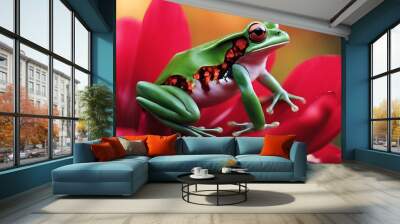 red eyed tree frog Wall mural