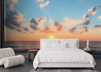 Beautiful Ocean Sunset Wall mural