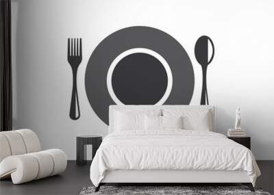 fork,knife logo vector illustration Wall mural