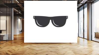 sunglasses logo icon vector illustration design Wall mural