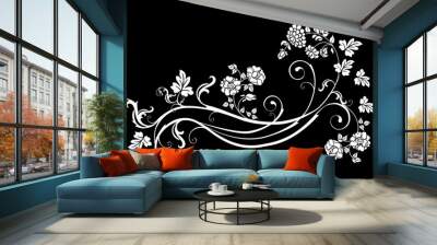 floral element Wall mural