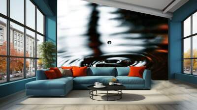 water drop splash Wall mural