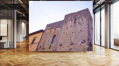 Toscano tower house, Volterra, Tuscany, Italy Wall mural