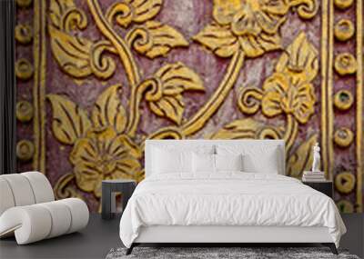 Thai concrete stucco Wall mural