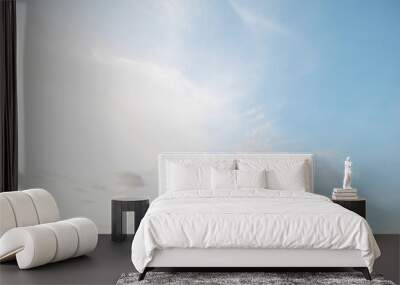 Peaceful and light blue sky Wall mural