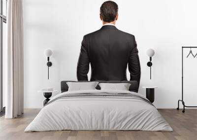 back of businessman Wall mural