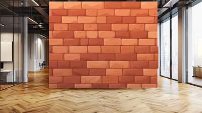 brick wall texture for background illustration Wall mural