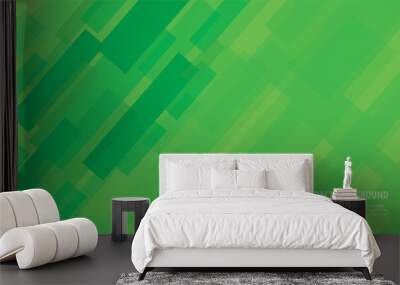 abstract light square green wallpaper. vector illustration eps10 Wall mural