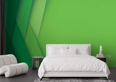 abstract modern green lines background vector illustration EPS10 Wall mural