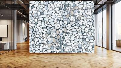 grey gravel texture wallpaper. vector illustration eps 10 Wall mural