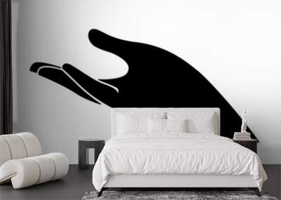 hand holding symbol vector illustration Wall mural