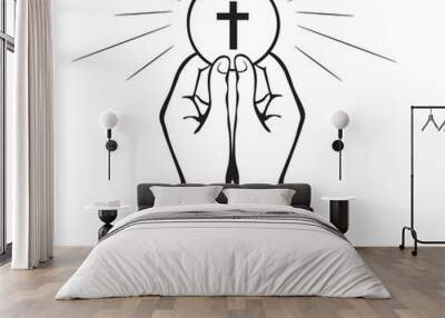 Holy Communion vector Wall mural