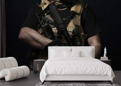 special forces soldier , military concept Wall mural