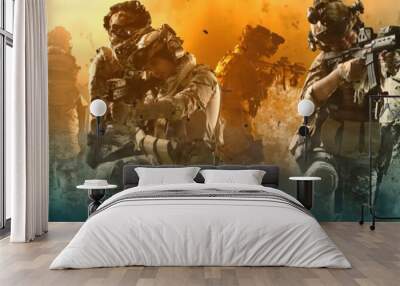 special forces soldier , military concept Wall mural