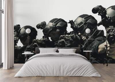 special forces soldier police, swat team member Wall mural