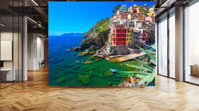 Riomaggiore, Cinque Terre, Italien Wall mural