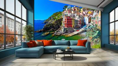 Riomaggiore, Cinque Terre, Italien Wall mural