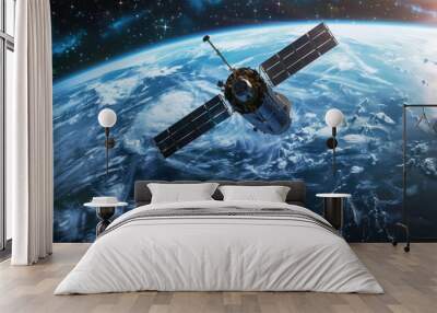 A company developing custom hardware for space missions, focusing on durability, reliability, and performance in extreme conditions. Wall mural