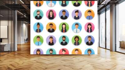 people avatar icon Wall mural