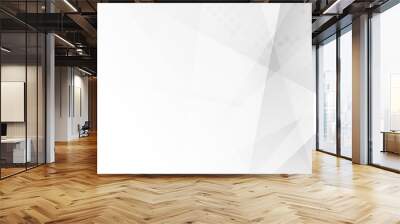 Minimal geometric white light background abstract design. vector EPS10. Wall mural