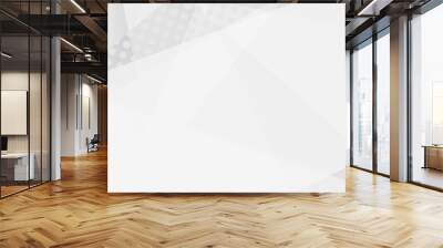 white light & grey background. Space design concept. Decorative web layout or poster, banner. Wall mural