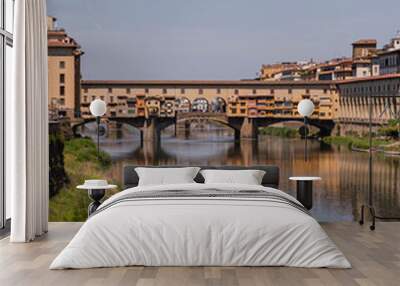 Ponte vecchio bridge tuscany italy Wall mural