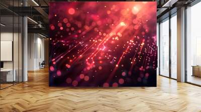 Abstract fiber optic  Wall mural