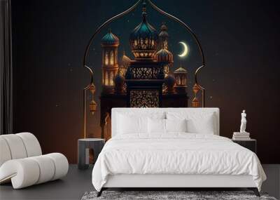 Celebrate the Holy Month -  Gorgeous Ramadan Background Wall mural