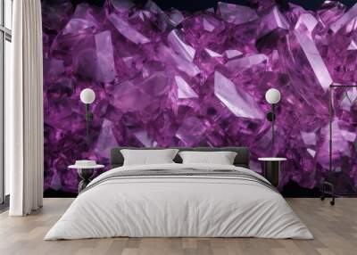 purple crystal shards background texture,crystal wallpaper background  Wall mural