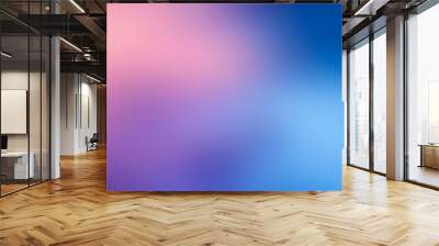 blue pink blur abstract background Wall mural